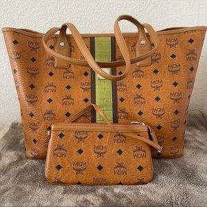 Authentic MCM Tote w/ Pouch